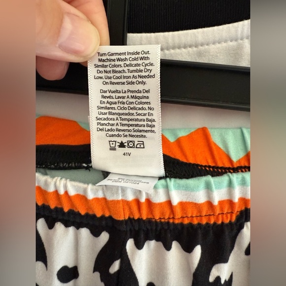 Celebrate Halloween Ghost Matching Pajama Set Womens SZ M New Long Sleeve Jogger - Picture 9 of 9